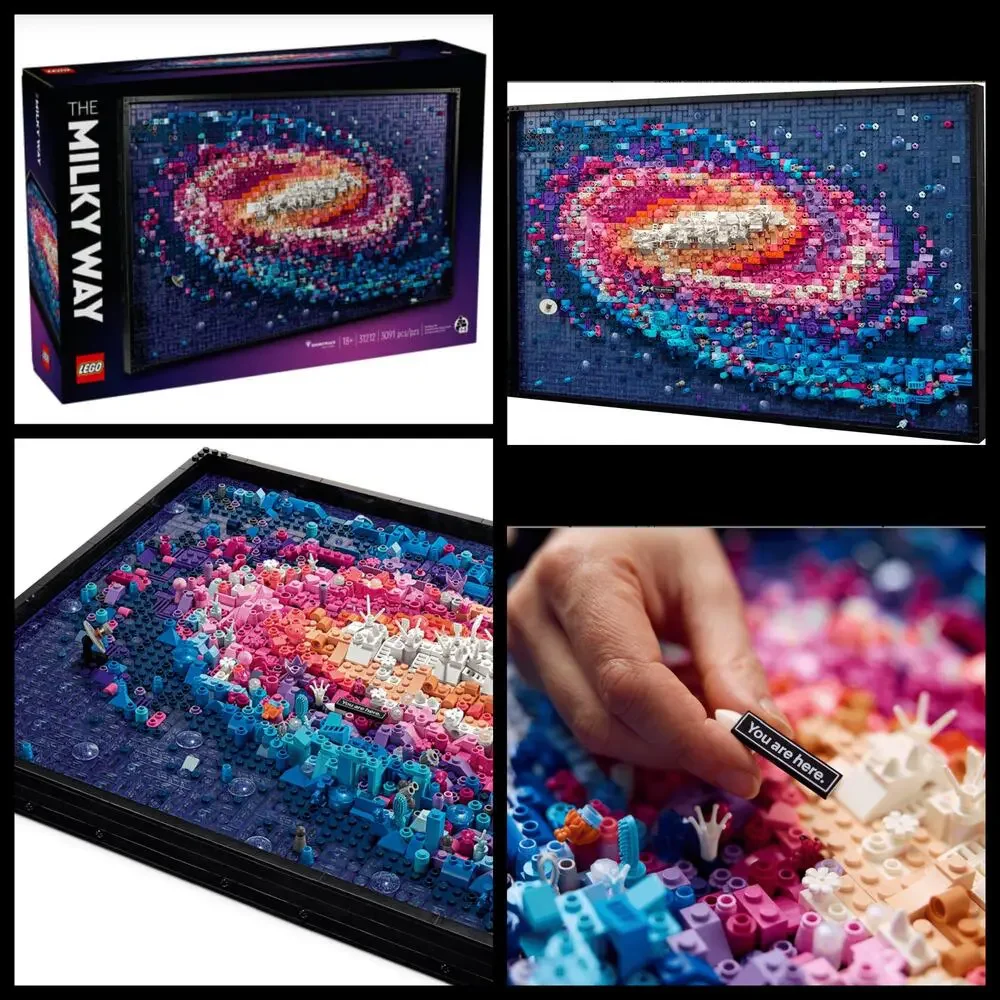 LEGO Art Milky Way Galaxy 31212 w/Space Soundtrack 3D Wall Decor 3091 Pieces NEW